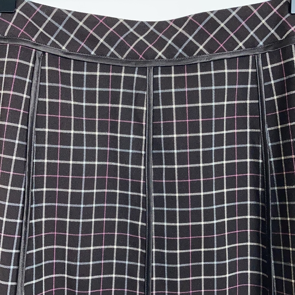 New York City Design Co. Brown Plaid Skirt - Picture 2 of 9